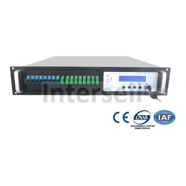 Wzmacniacz, pompa dużej mocy, EYDFA, 8 x 24dBm, 2U, WDM-100611