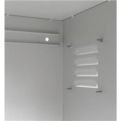 Outdoor cabinet 550 x 450 x 800 19" 12U (ventilated)-101805