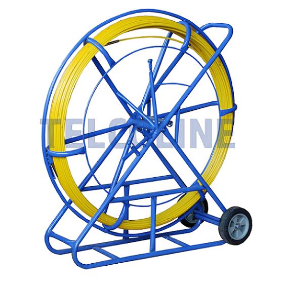 FRP fiberglass (remote control) for cable dragging 9mm (diameter), 150m, yellow-102016