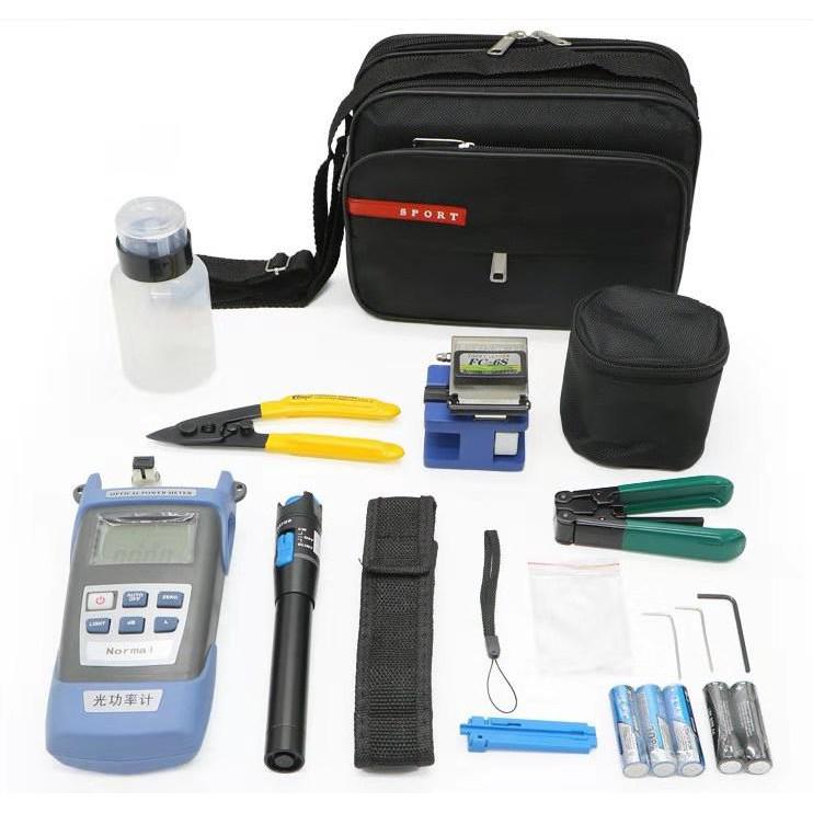 Światłowodowy zestaw narzędziowy, 7 narzędzi w poręcznej torbie-102594