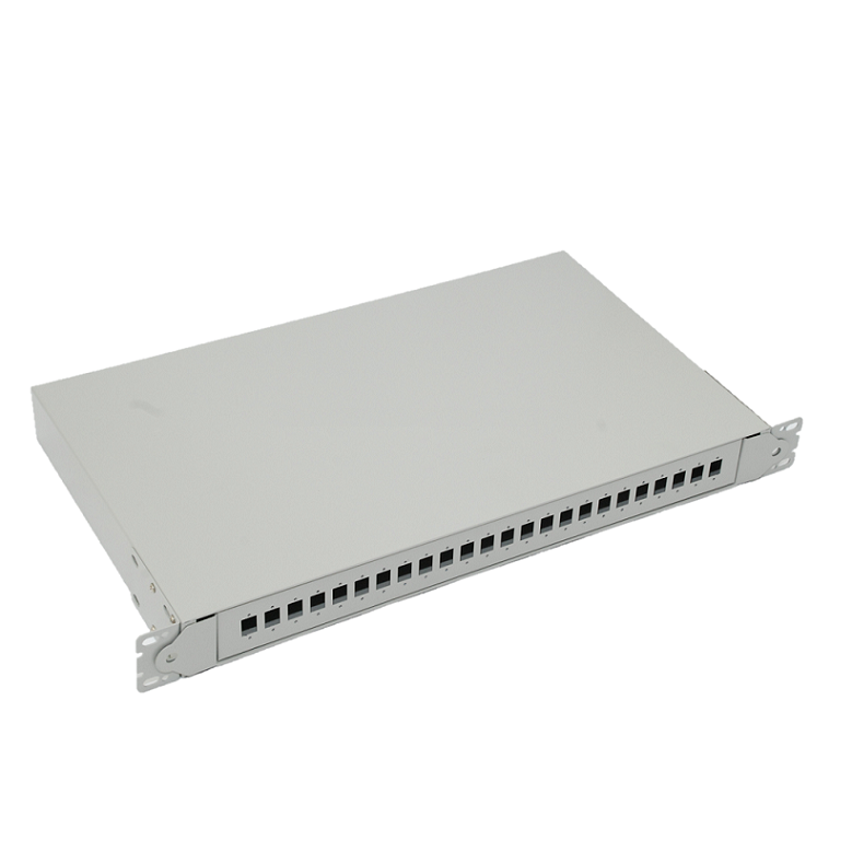 Przełącznica 24DWR 1U 12 portów SC Duplex (organizer kabli + tacka, wysuwana na rolkach)-101922
