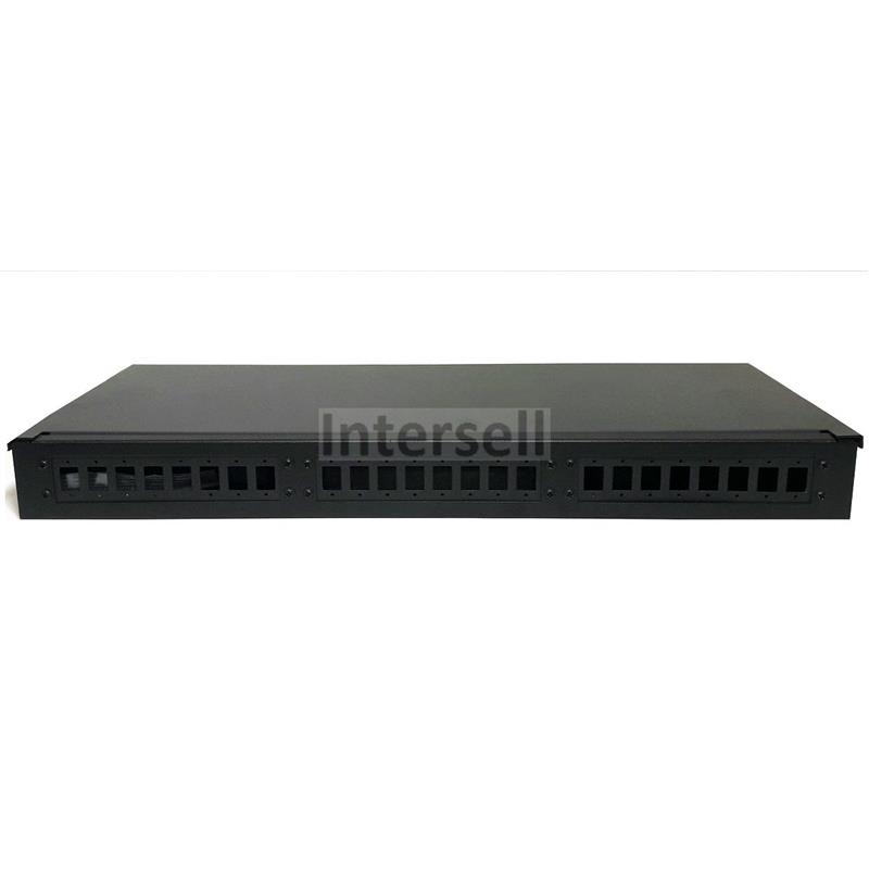 Przełącznica 19" Rack 24x SC Simplex Stała Czarna-100643