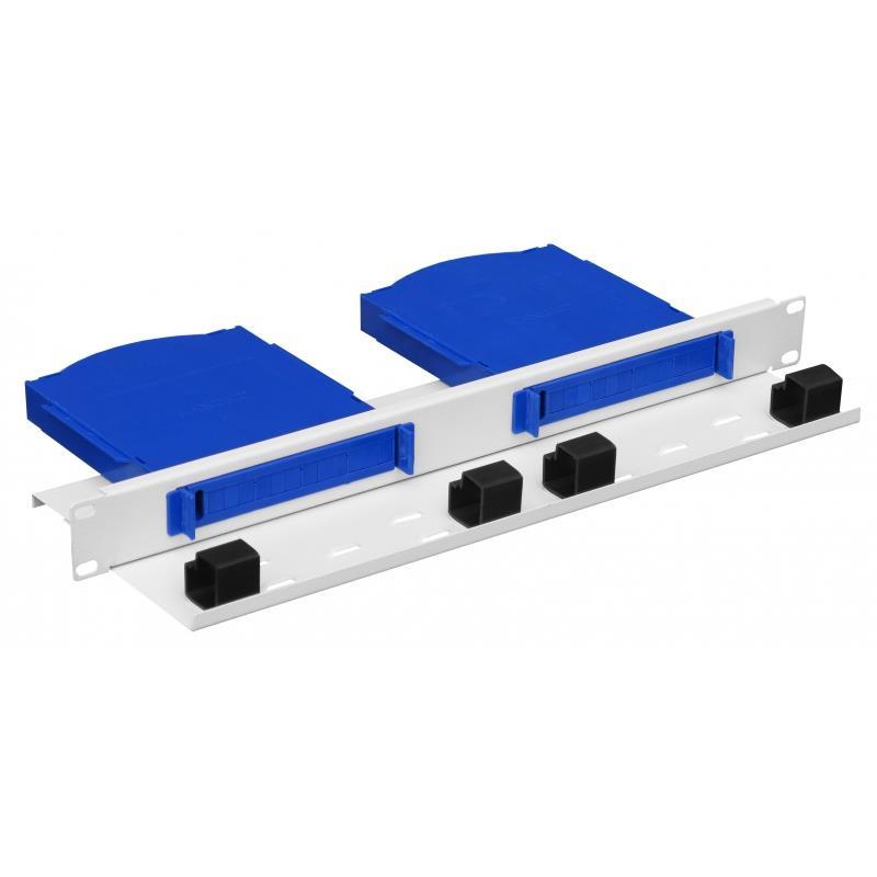 Przełącznica 19" 1U modułowa 2x 12 portów SC Simplex 24J-101636 Przełącznica 19" 1U modułowa 2x 12 portów SC Simplex 24J-101636