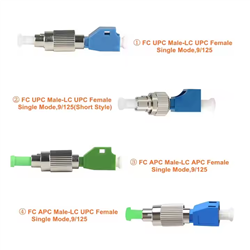 Adapter hybrydowy FC/UPC(M)-LC/APC(F) SM 2.5mm do 1.25mm do VLS-107580