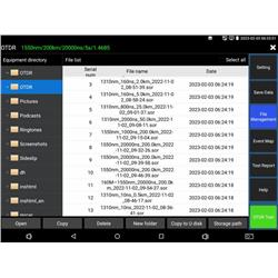 Platforma pomiarowa OTDR reflektometr, CCTV, ETH, OPM, SLS-107588