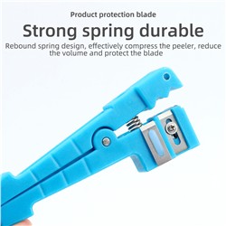 Stripper do kabli 45-163, średnice 3.2mm-5.6mm, niebieski-107669