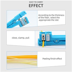 Stripper do kabli 45-163, średnice 3.2mm-5.6mm, niebieski-107668