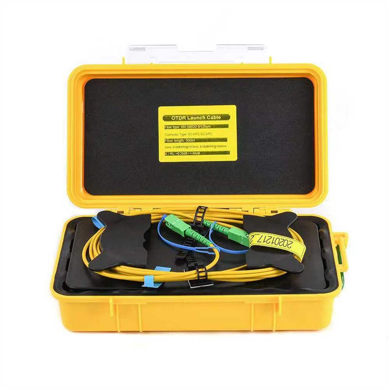 Profesjonalne włókno rozbiegowe do reflektometru OTDR, SM, 1000m, SC/APC-SC/APC-107755