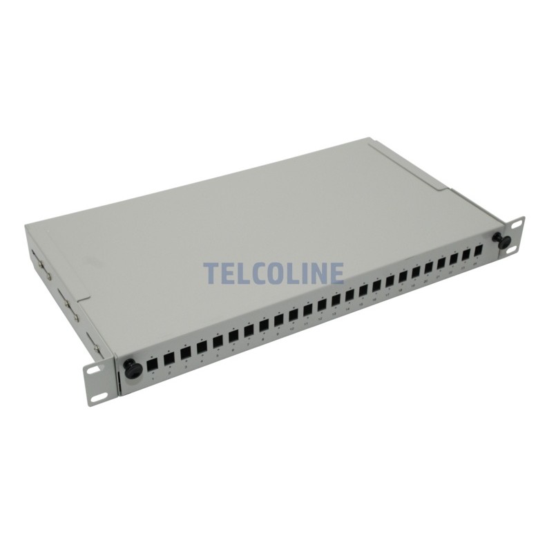 Przełącznica 19" 1U 24 porty SC Simplex Wysuwana-107859